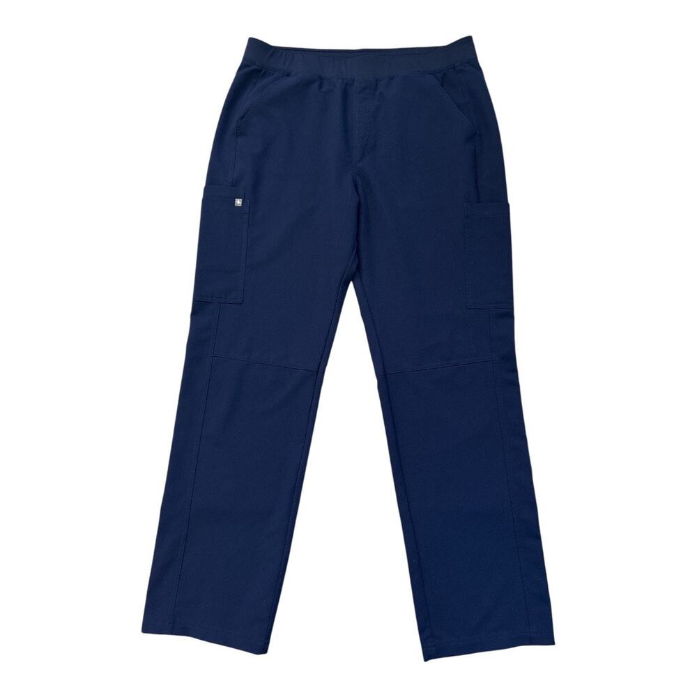 FIGS Men's AXIM Cargo Scrub Pants Blue Size XXL Straight Leg 32" Medical Nursing
